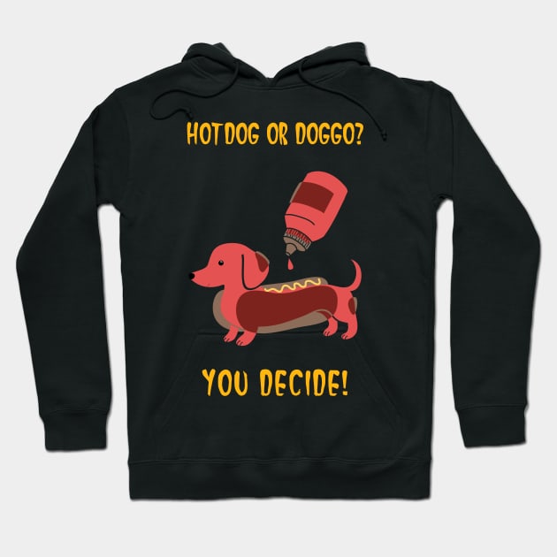 Wiener Dog Dachshund Hoodie by JiggyChimp
